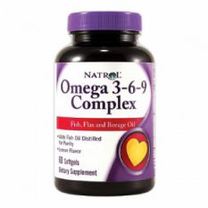 Natrol, Omega 3-6-9 Complex, 60 капс.