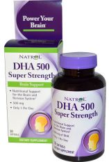 Natrol, DHA 500 мг Super Strength 30 гел. капс.