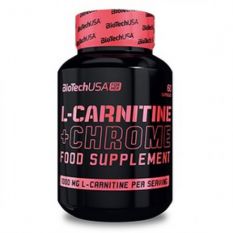 BioTech, L-Carnitine + Crome, 60 капс.