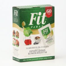 Fit Parad, Заменитель сахара на основе эритрита №7 (60 саше в уп.) 1 г.