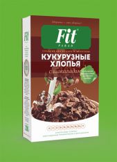 Fit Parad, Кукурузные хлопья со стевией, 200 г.