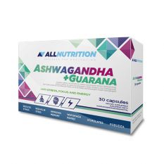 All Nutrition, Ashwaganda + Guarana, 30 капс