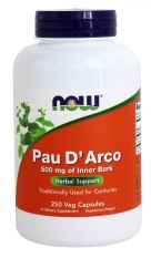 NOW, Pau D Arco 500 мг, 250 капс.