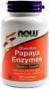NOW, Papaya Enzymes,180 капс.
