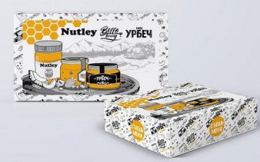 Nutley, набор ореховых паст 6 шт по 130 г.