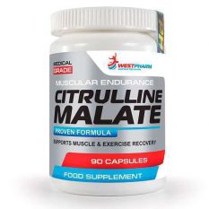 WestPharm, Citrulline Malate 500 мг, 90 капс.