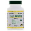 California Gold Nutrition, Organic Spirulina 500 мг, 60 таб.