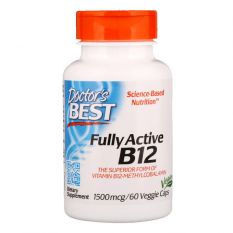 DOCTORS BEST, Fully Active B12 1000 мкг, 60 капс.