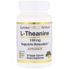 California Gold Nutrition, L- Theanine 100 мг, 30 капс.
