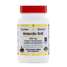 California Gold Nutrition, Antarctic Krill, 30 гел. капс.