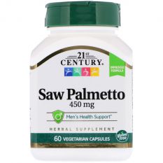 21st CENTURY, Saw Palmetto 450 мг, 60 капс.