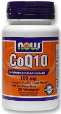 NOW, CoQ10 100 мг, 30 капс.