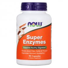 NOW, SUPER ENZYMES 90 капс.