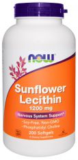 Now, Sunflower Lecithin, 200 гел. капс.