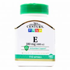 21st Century, Vit E, 180 мг(400 IU), 110 гел. капс.