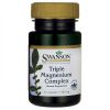 SWANSON, Triple Magnesium complex 400 мг, 30 капс.