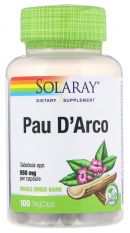 Solaray, Pau D Arco, 100 капс.