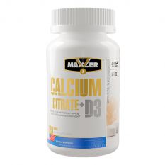 Maxler,  Calcium Citrate + D3 120 таб.