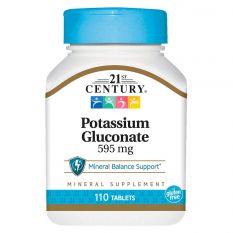 21st Century, Potassium Gluconate, 110 таб.