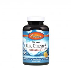 Carlson Labs, Elite Omega-3 1600 мг (Поймано в диких условиях) 90 капс.