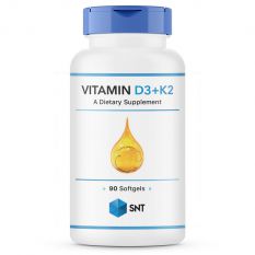 SNT, Vitamine D3+K2 , 90 гел. капс.
