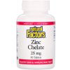 Natural Factors, Zinc Chelate 25 мг, 90 таб.