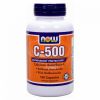 NOW, C-500 ascorbate, 100 капс.