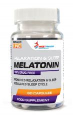 WestPharm, Melatonin 10 мг, 60 капс.