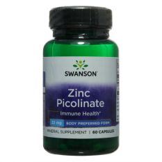 Swanson, Zinc Picolinate Perfect 22 мг. 60 капс.