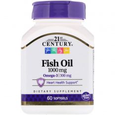 21st Century, Fish Oil 1000 мг. 60 гел. капс.