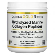 California Gold Nutrition, Hydrolyzed Marine Collagen Peptides, 200 г.