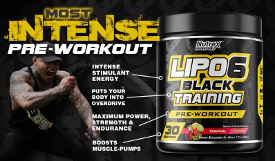 Nutrex, Lipo 6 Black Training , 264 г.