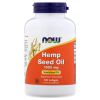 NOW, Hemp Seed Oil 1000 мг. 120 капс.