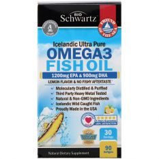 BioSchwartz, Omega 3 Fish Oil, 90 гел. капс.
