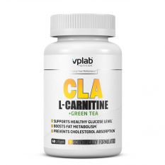 VP laboratory, CLA + L- Carnitine + Green Tea 60 гел. капс.