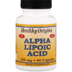 Healthy Origins, Alpha lipoic acid 300 мг, 60 капс.
