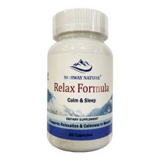 Norway Nature,  Relax Formula (Gaba 1000 мг + 5htp 100 мг + Magnesium chelated 200 мг), 60 капс.