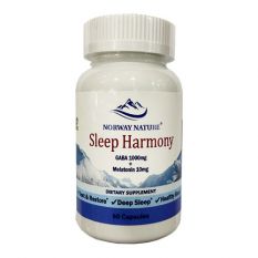 Norway Nature, Sleep Harmony (Gaba 1000 мг + Melatonin 10 мг), 60 капс.