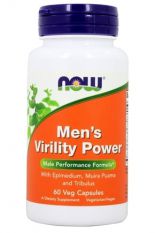 NOW, Men's Virility Powder 60 капс.
