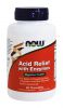 NOW, Acid Relief Chew Enzymes 60 жев. таб.