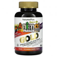 Nature's Plus, Animal Parade Gold, 120 жев. таб.