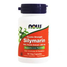 NOW, Silymarin Milk Thistle 300 мг, 50 капс.