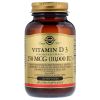 Solgar, Vitamin D3 10000 IU / 120 гел. капс.