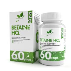 NaturalSupp, Betain HCL, 60 капс.