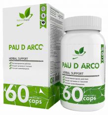 NaturalSupp, Pau D Arco, 60 капс.