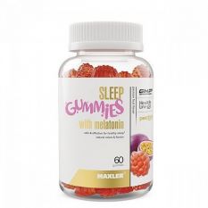 MAXLER, SLEEP Gummies with melatonin, 60 жев. пастилок