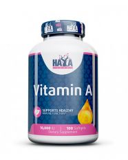 Haya Labs, Vitamin A 10 000 IU. 100 гел. капс.