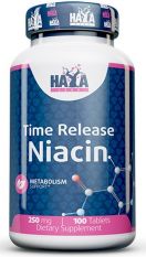Haya Labs, Niacin/Time Release 250 мг. 100 таб.