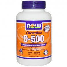 NOW, C-500 CHEW, 100 табл.