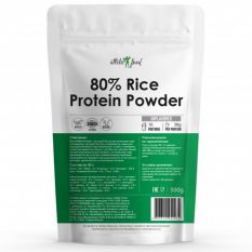 Atletic Food, Рисовый протеин 80% Rice Protein Powder, 500 г.